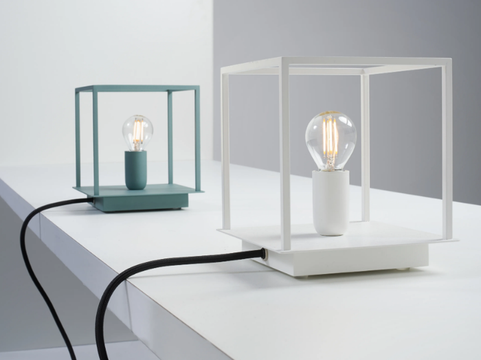 BOX - Iron table lamp _ ZAVA