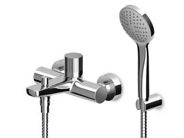 TODD ZTD490 - Wall-mounted single handle bathtub / shower mixer with diverter _ ZUCCHETTI