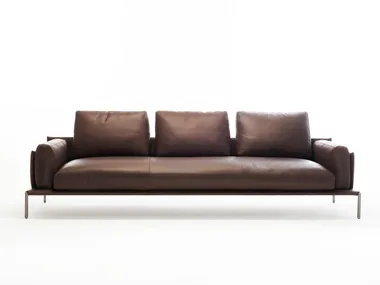 NOAH - 3 seater leather sofa _ Zanotta