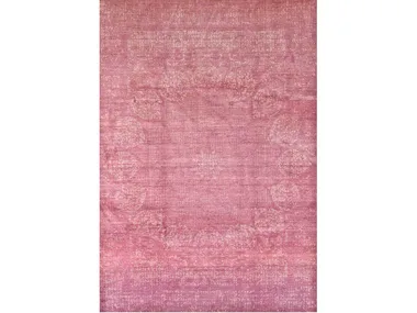 DOTS PINK - Patterned rectangular wool and silk rug _ Zollanvari