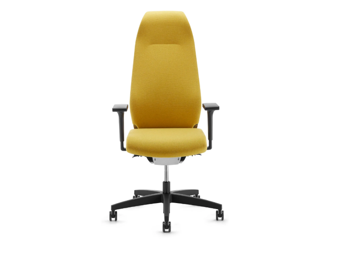 SELVIO E - Office chair with 5-Spoke base with headrest _ ZÜCO