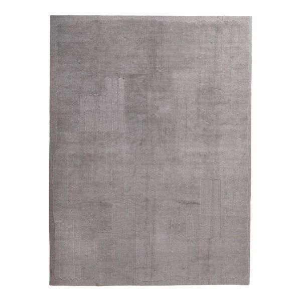 Grey Stelle Contemporary Tibetan Wool Rug