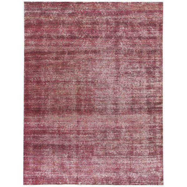 Pink Alchemy Transitional Wool Linen Cotton Blend Rug