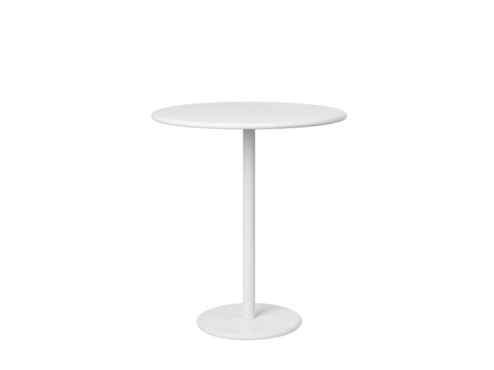 STAY - Round powder coated aluminium garden side table _ blomus