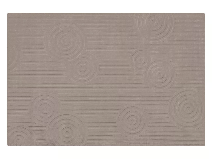 UZU - Solid-color rectangular viscose rug _ blomus