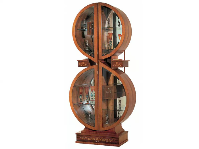 CHIAVE DI VIOLINO - Cherry wood display cabinet _ carpanelli