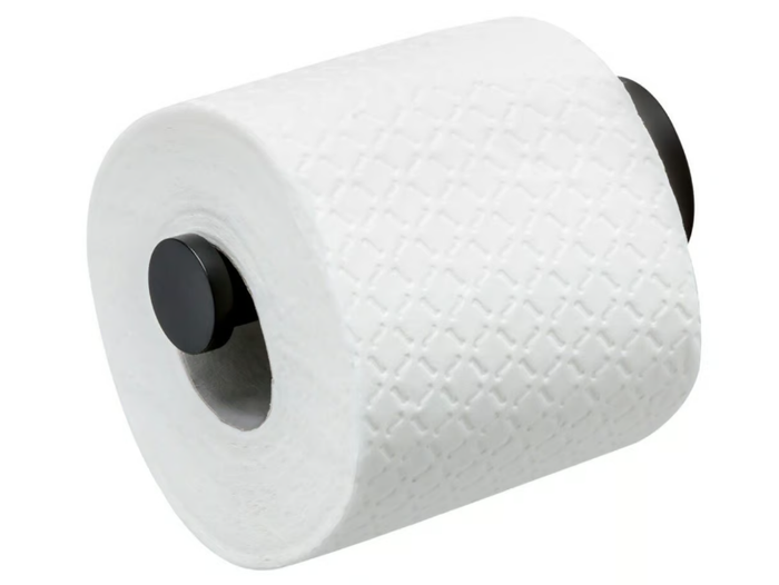 NEMOX BLACK - Spare metal toilet roll holder _ coram