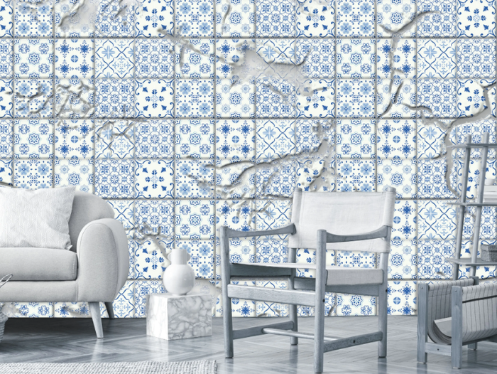 RECYCLE - Motif fire retardant wallpaper _ creativespace