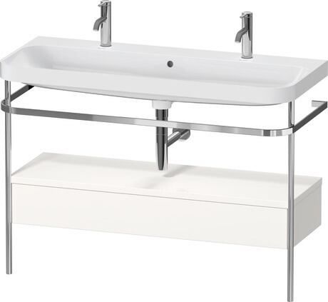 Happy D.2 Plus c-shaped Set with metal console and drawer