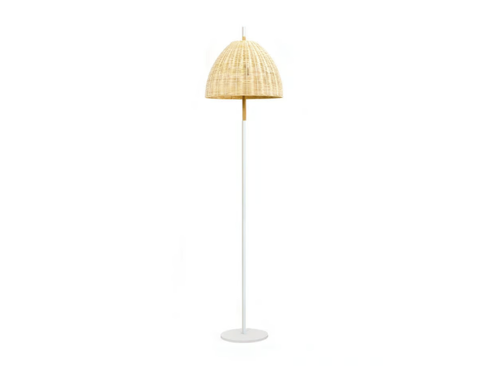 AMÀ P - LED wicker floor lamp _ luxcambra