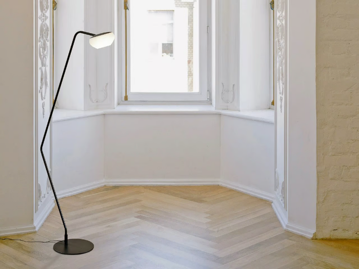 STRUCTURE - LED reading metal floor lamp _ millelumen