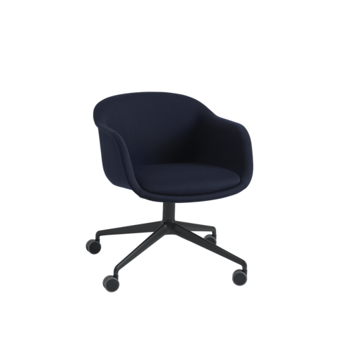 Fiber Conference Armchair Swivel Base w. Castors