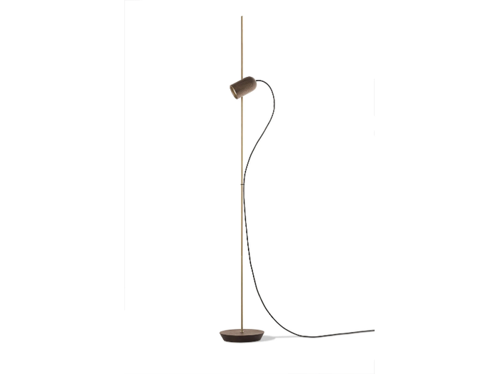 ONFA - Adjustable LED walnut floor lamp _ nomon