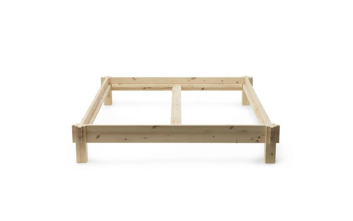 Notch Bed Frame 160 x 200 cm Pine