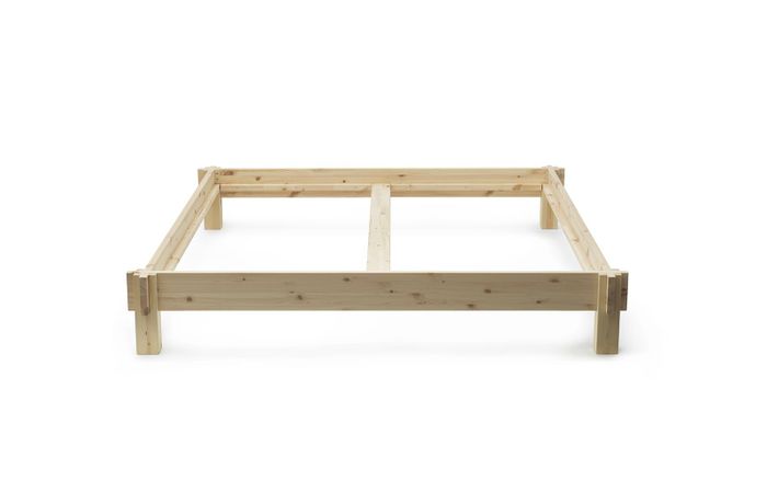 Notch Bed Frame 180 x 200 cm Pine