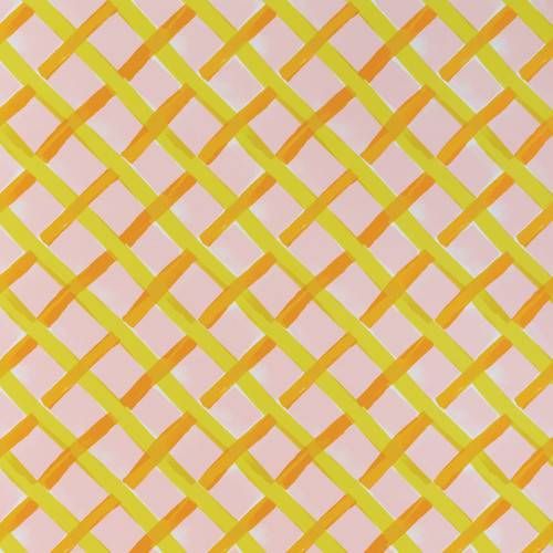 Wallpaper Les Crafties - Croisillon / Pink