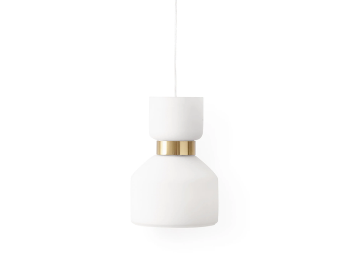 FIFTY - Opal glass pendant lamp _ sforzin