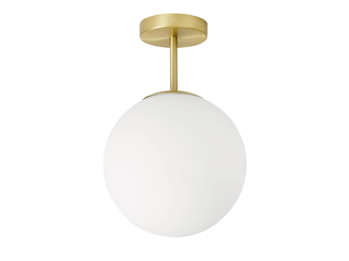 JUGEN - Opal glass ceiling lamp _ sforzin