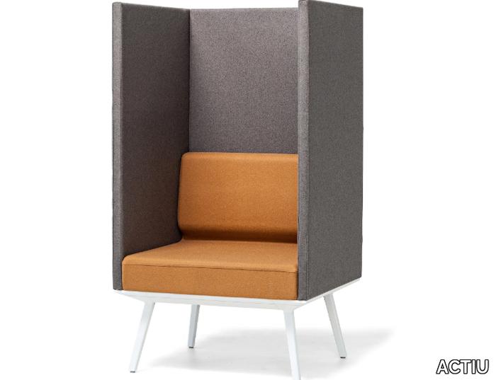 LONGO - Fabric armchair high-back _ ACTIU