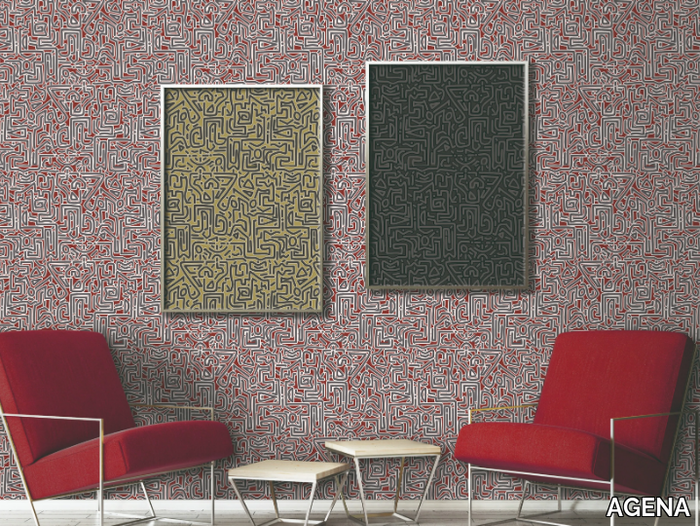 GRAFICA - Fire retardant washable wallpaper _ AGENA