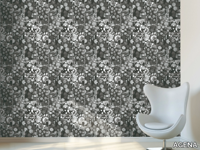 SIMBOLICA - Fire retardant washable wallpaper _ AGENA