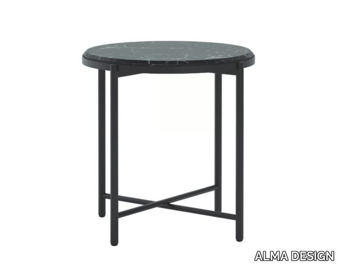 MAGENTA 525 - Round high side table _ ALMA DESIGN