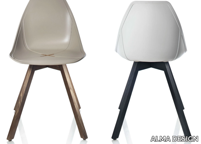 X WOOD - Polypropylene chair _ ALMA DESIGN