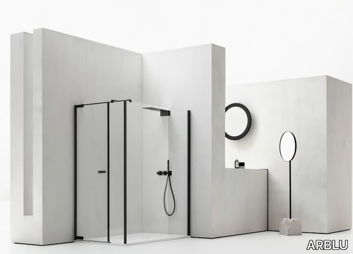 KORE - Glass and aluminium shower cabin _ ARBLU