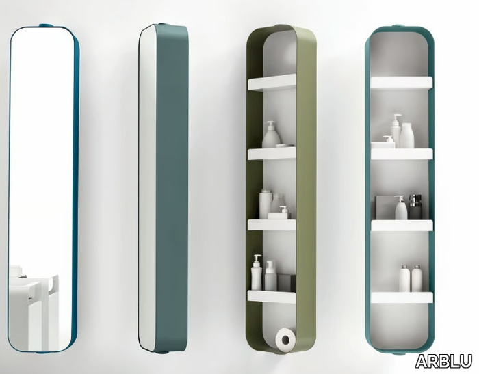 TULIP - Storage bathroom column with mirror _ ARBLU