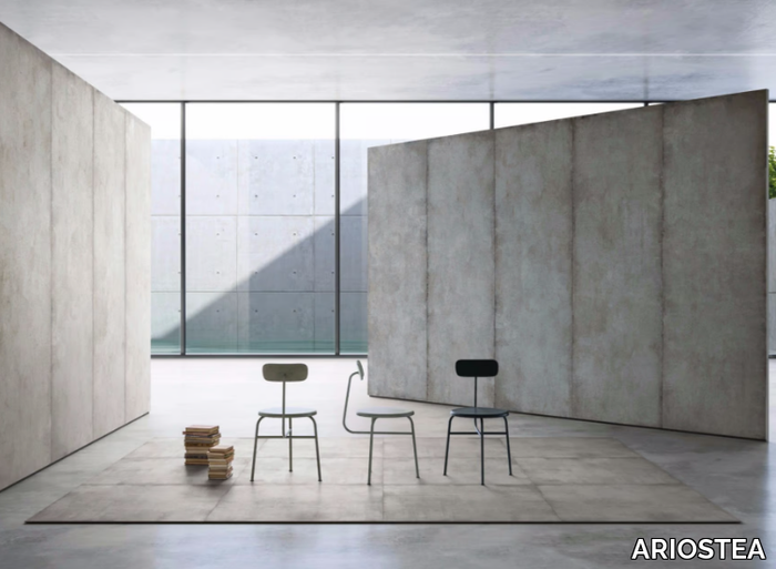 ULTRA TEKNOSTONE - SMOKE - Porcelain stoneware wall/floor tiles with stone effect _ ARIOSTEA