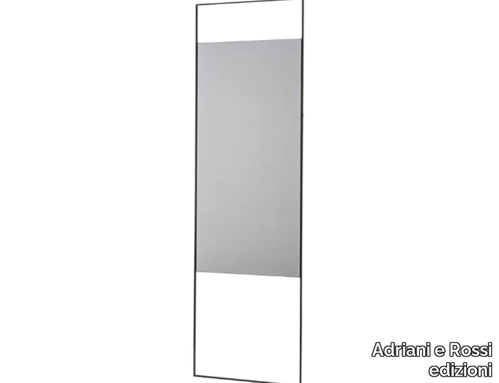 BRAME - Freestanding rectangular framed metal mirror _ Adriani e Rossi edizioni