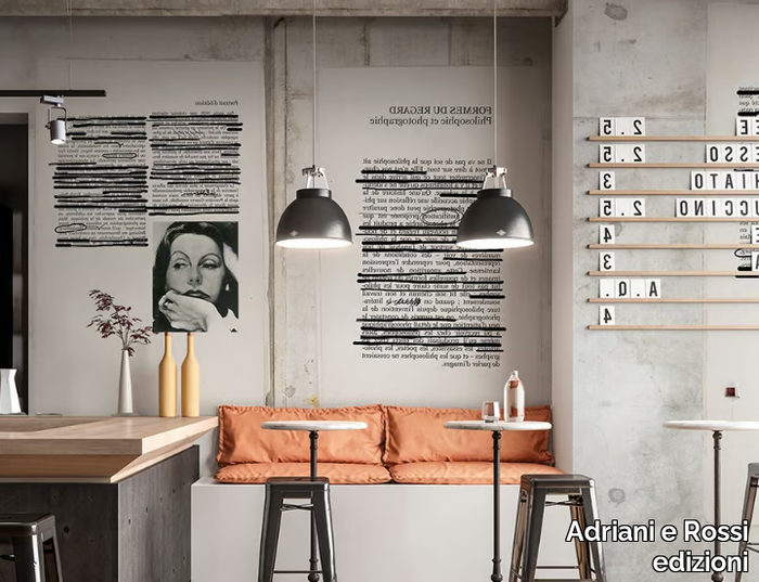 POEM - Writing vinyl wallpaper _ Adriani e Rossi edizioni