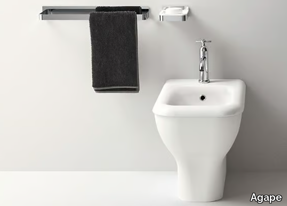 MEMORY - Floor mounted ceramic bidet _ Agape