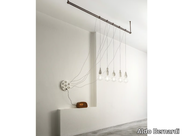 FATE - MODULAR SUPPORT - Ceramic pendant lamp _ Aldo Bernardi