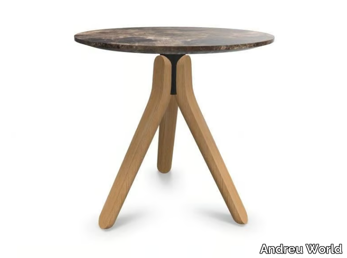 NUEZ ME2875 / ME2876/ME2882/ME2883 - Round marble coffee table _ Andreu World
