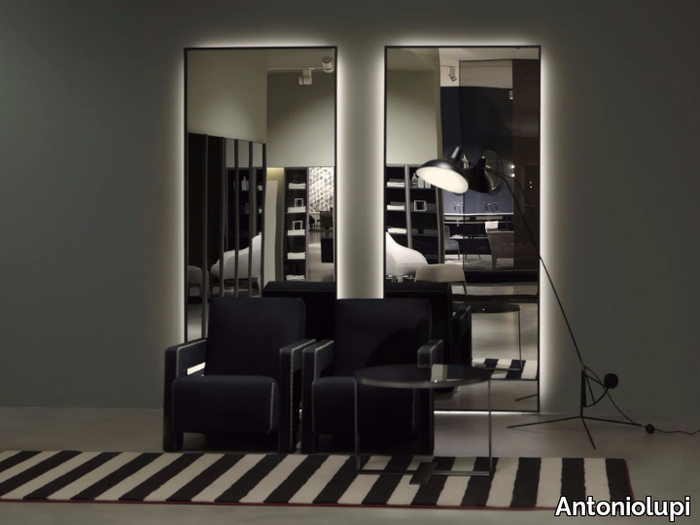 BESPOKE - Rectangular wall-mounted bathroom mirror _ Antoniolupi