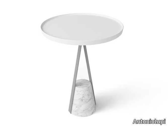 HALO - Round Solid Surface coffee table _ Antoniolupi