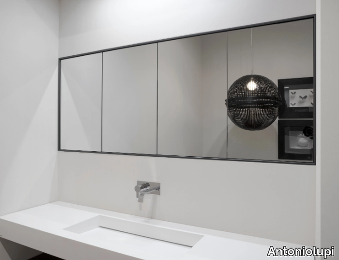 TEATRO - Bathroom wall cabinet with mirror _ Antoniolupi