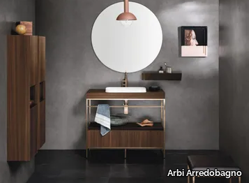 CODE MONO 13 - Bathroom cabinet / vanity unit _ Arbi Arredobagno