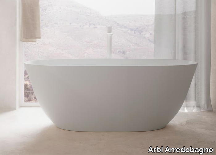 SOLAR - Freestanding oval bathtub _ Arbi Arredobagno