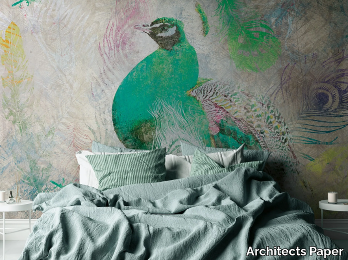 PEACOCK - Digital printing vinyl wallpaper _ Architects Paper