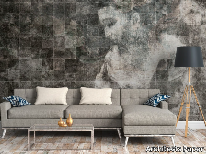 TILE PAINTING - Digital printing vinyl wallpaper _ Architects Paper