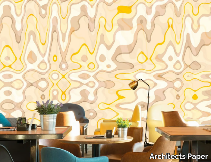 VIBES ARTWORK - Washable nonwoven wallpaper _ Architects Paper