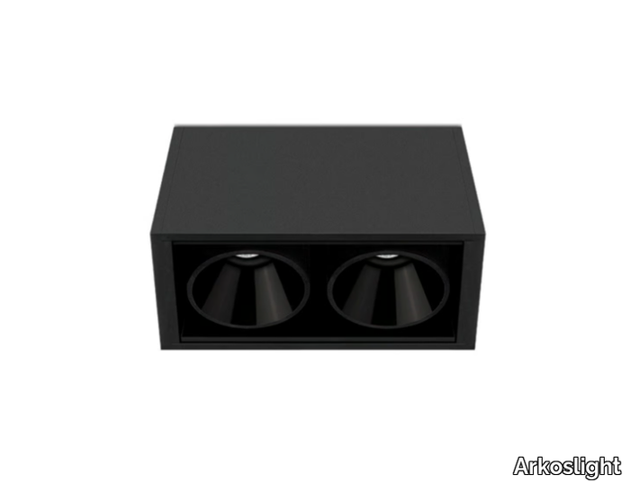 BLACK FOSTER SURFACE 2 - LED multiple aluminium spotlight _ Arkoslight