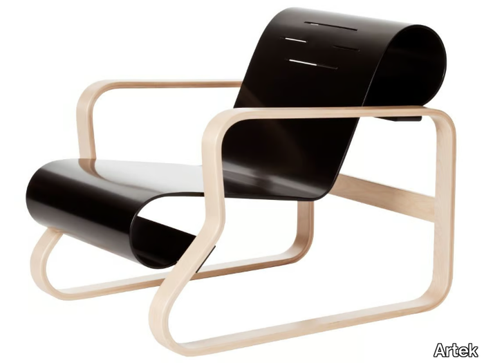 41 "PAIMIO" - Wooden armchair with armrests _ Artek