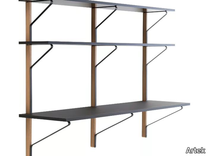 KAARI - Wall Shelf with Desk _ Artek