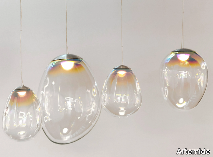 STELLAR NEBULA - Blown glass pendant lamp _ Artemide