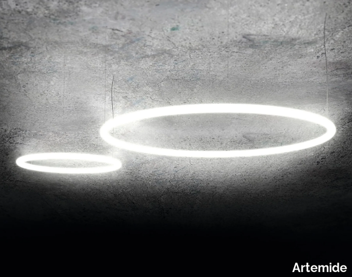 ALPHABET OF LIGHT CIRCULAR - LED methacrylate pendant lamp _ Artemide