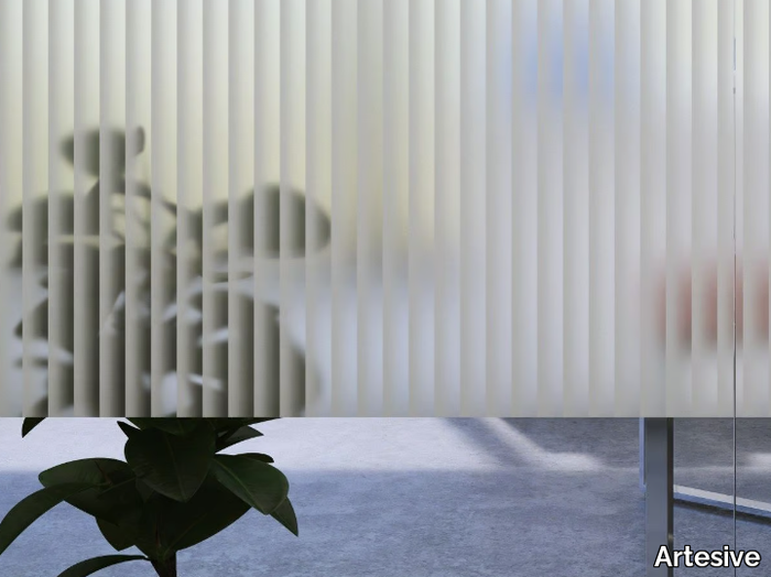 VERTICAL LINES - Adhesive decorative window film _ Artesive