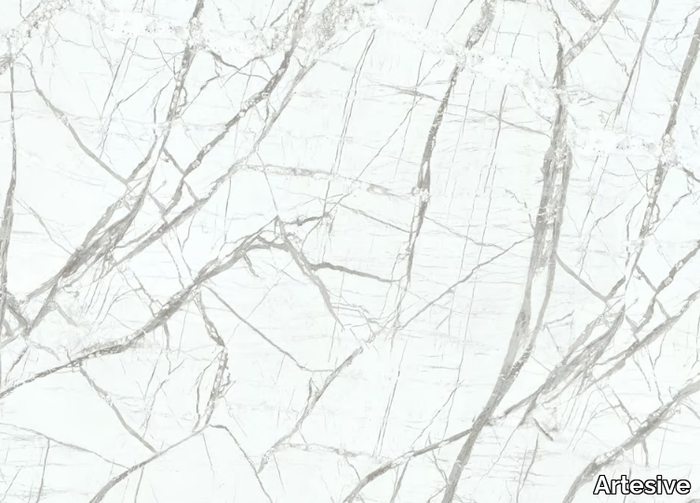 CARRARA MARBLE WHITE - Adhesive PVC furniture foil _ Artesive